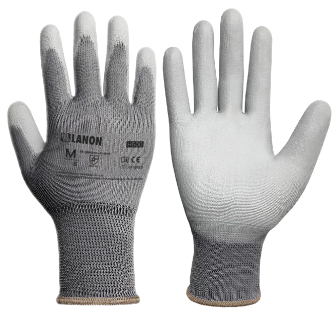 H500 pu-coated work gloves, catalog product view 1