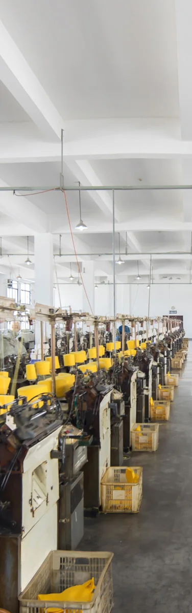 Protective glove manufacturing and quality inspection environment