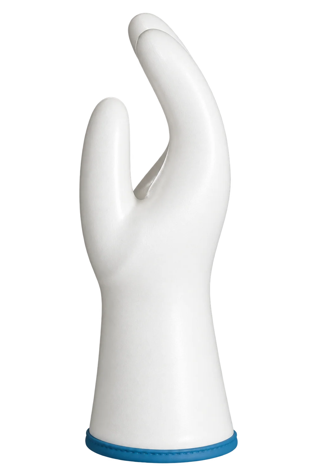Enhanced LIQUID SILICONE TECHNOLOGY glove in an ergonomic bent-finger pose
